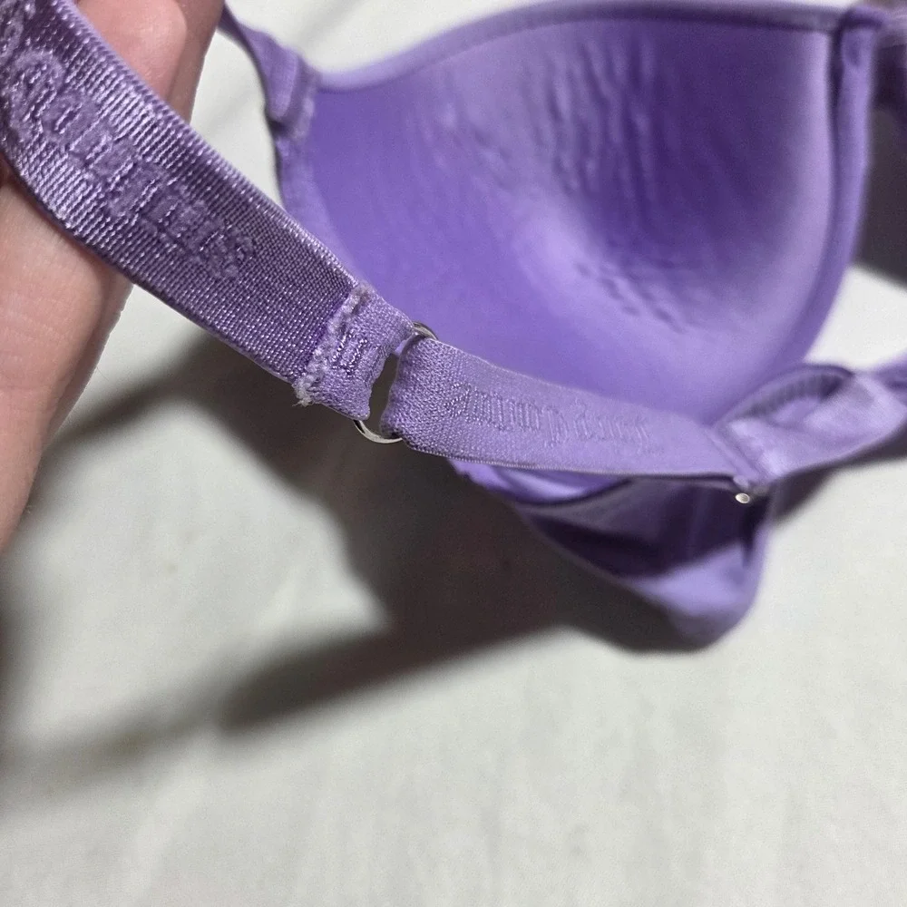 Juicy Couture‎ Intimates Purple Logo Strap T-Shirt Bra 34B 4603-65